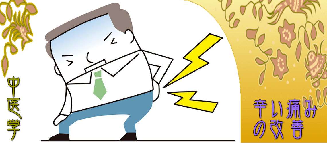 辛い痛みの改善（邪気の侵入-湿痺阻絡証）