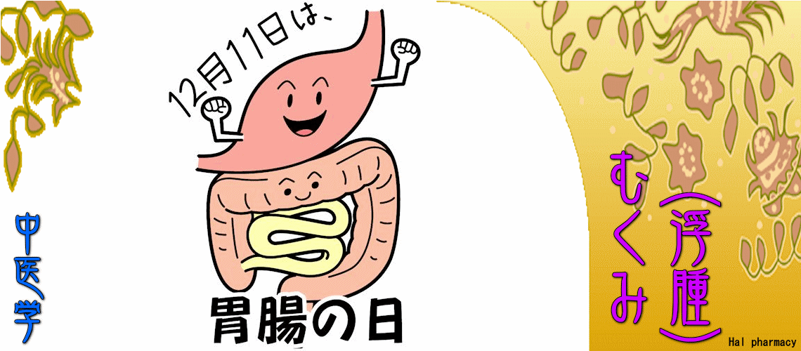 むくみ（浮腫）（「脾胃」虚弱（中焦）-）