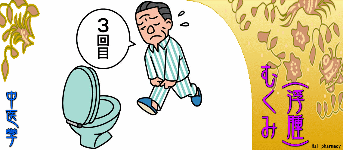 むくみ（浮腫）（「腎」虚弱（下焦）-）